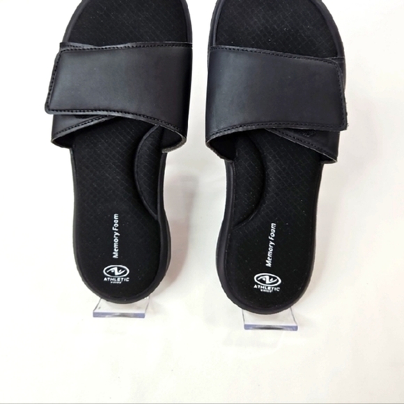 Athletic Works Black Athletic Shoes with Slip-On Design - Picture 3 of 6